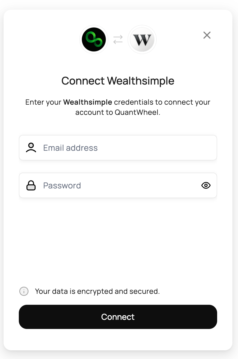 connect wealthsimple step 3