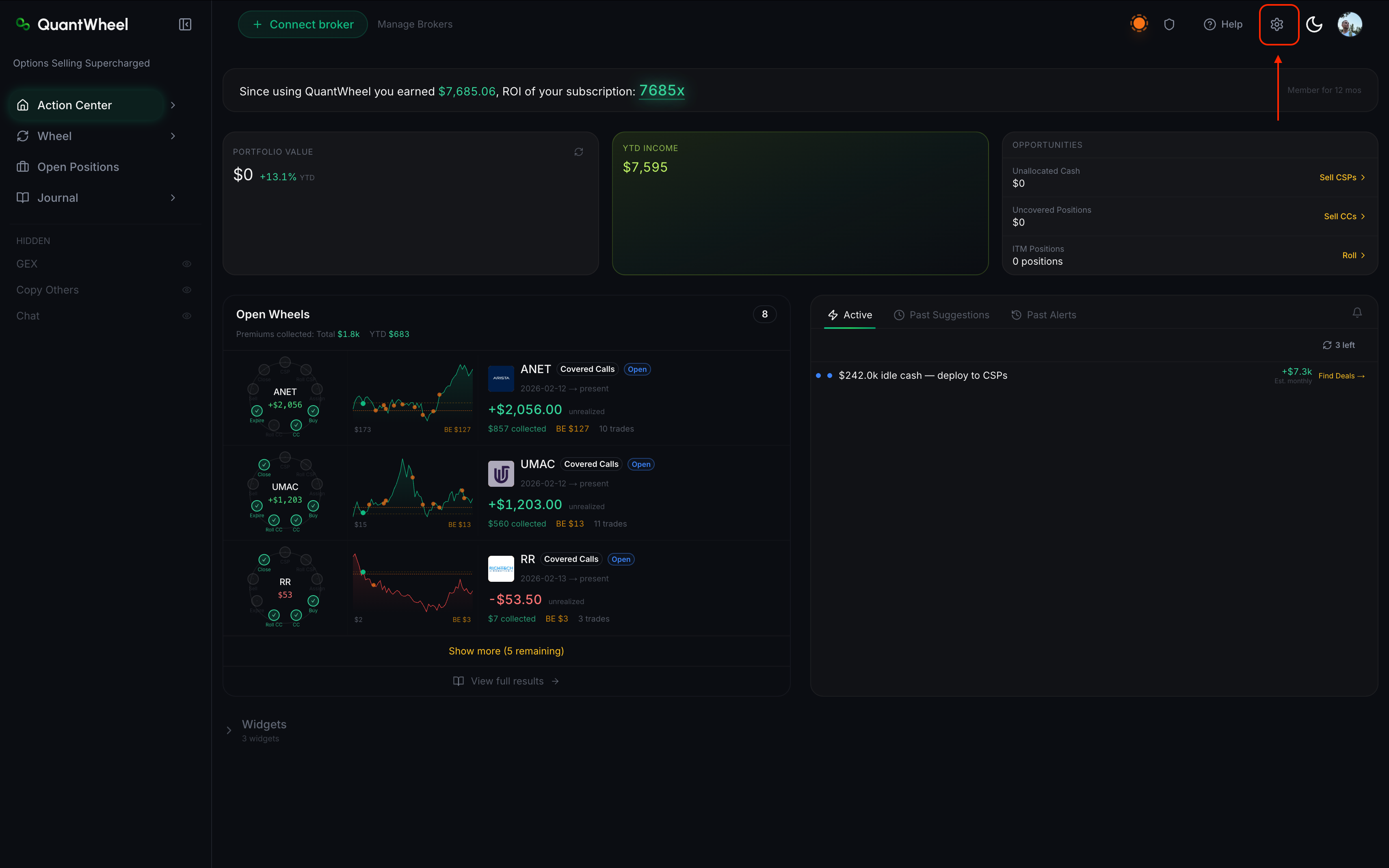 manage watchlists step 1