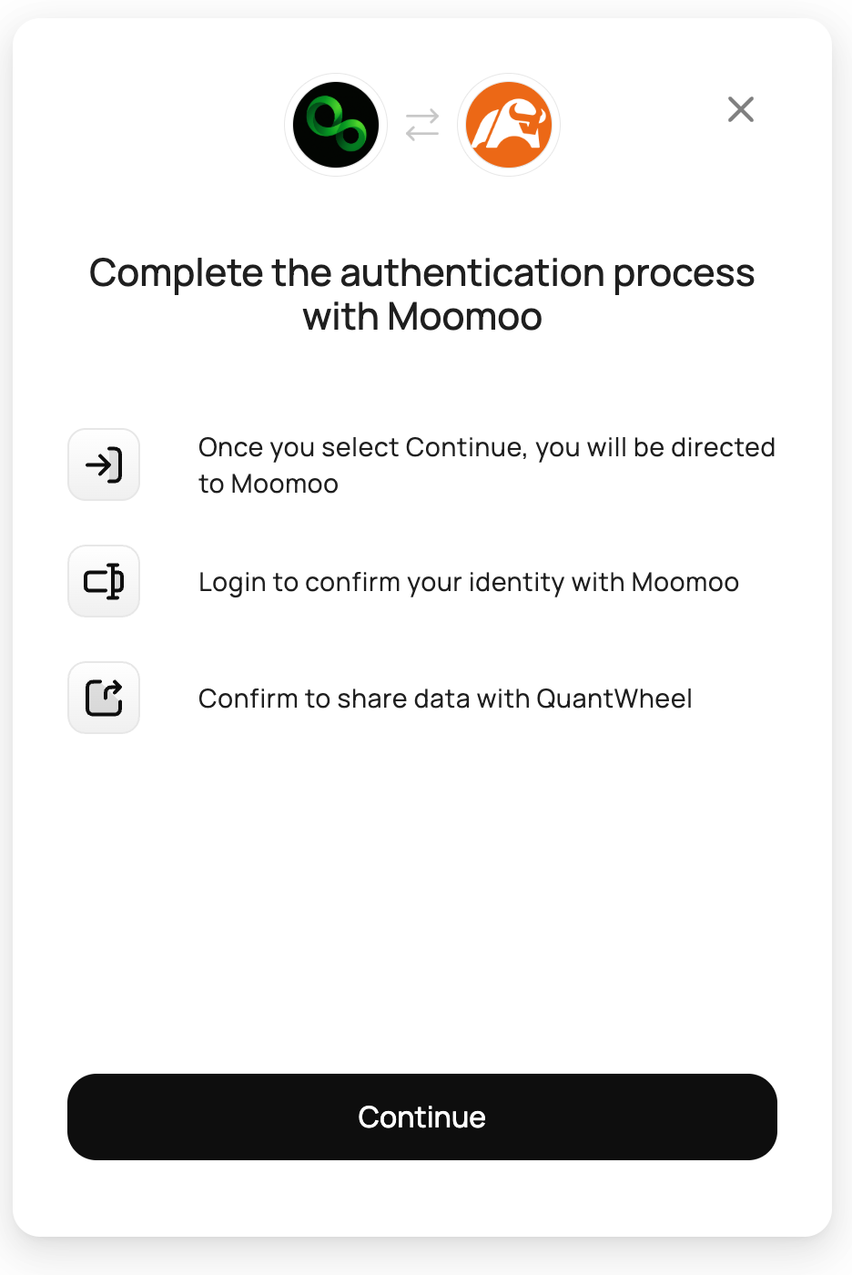 connect moomoo step 3