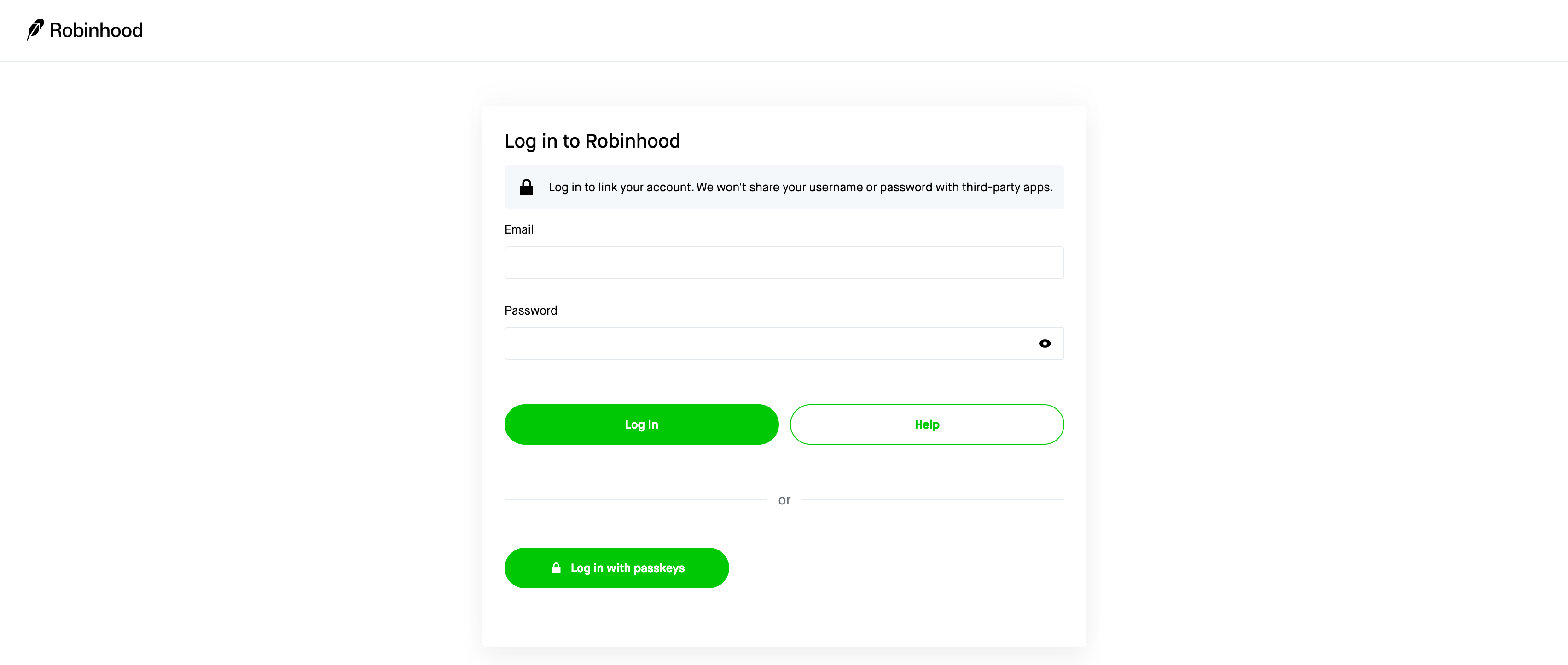 connect robinhood step 4