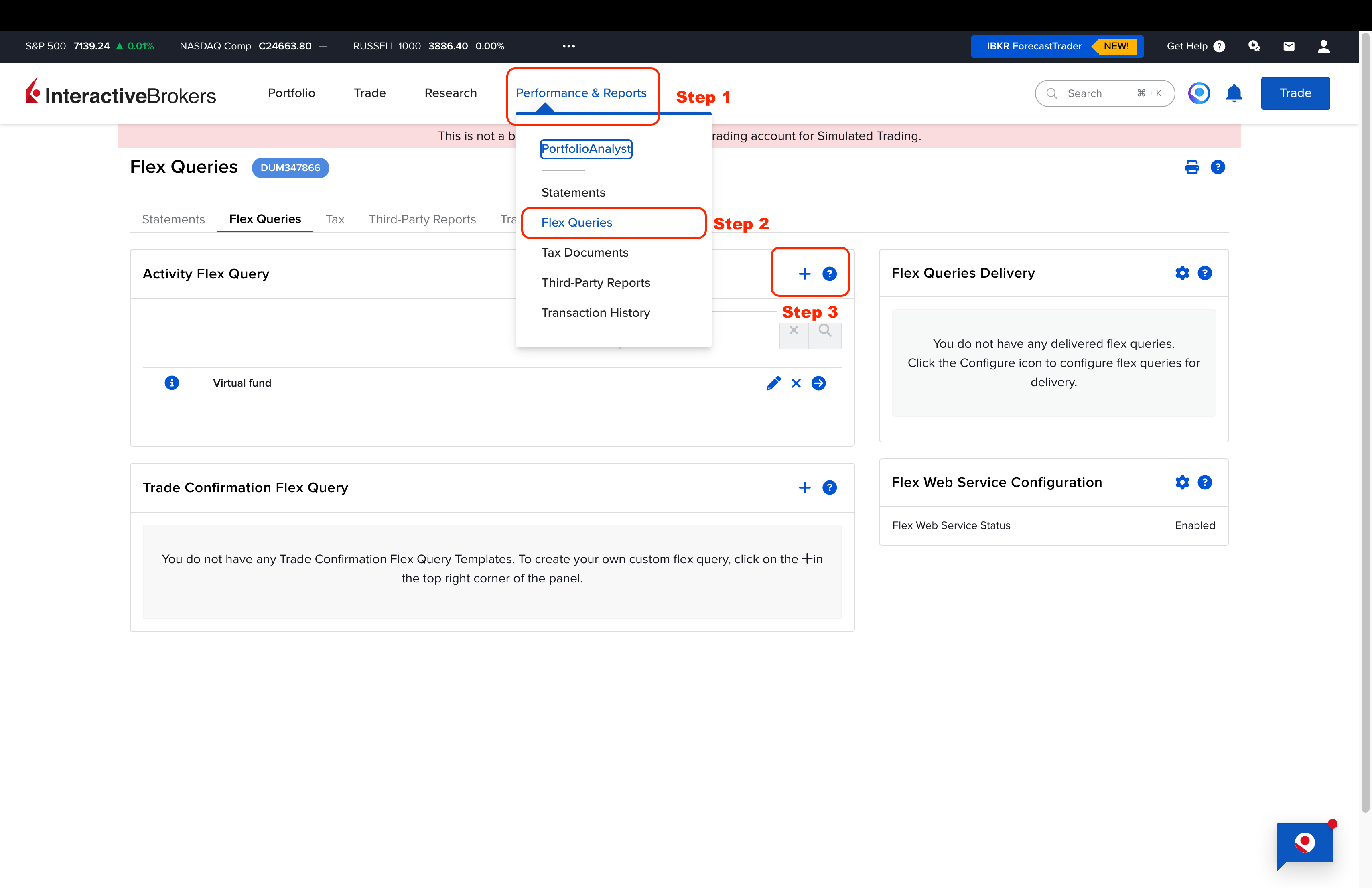 connect interactive brokers step 1